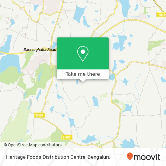 Heritage Foods Distribution Centre map