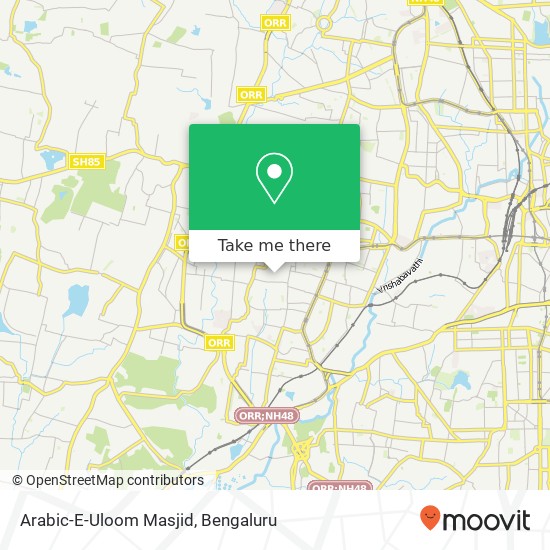 Arabic-E-Uloom Masjid map