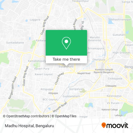 Madhu Hospital map