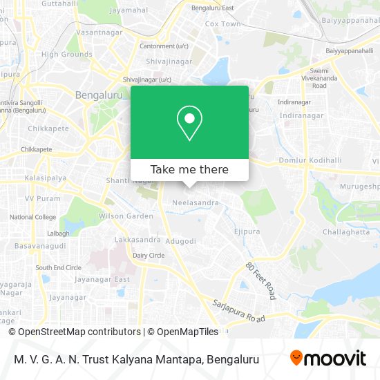 M. V. G. A. N. Trust Kalyana Mantapa map
