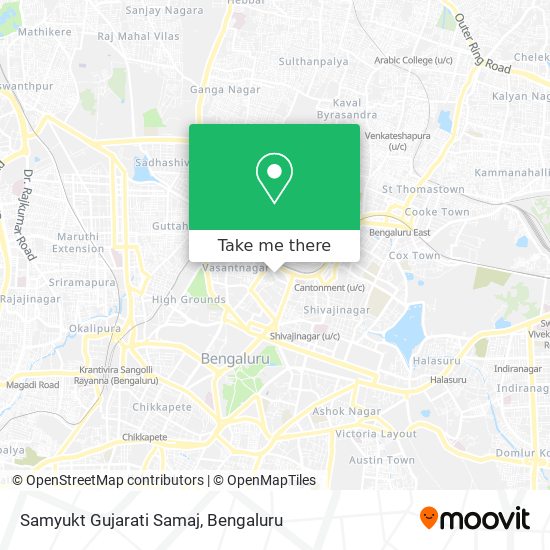 Samyukt Gujarati Samaj map