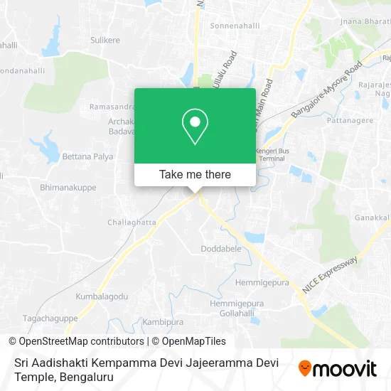 Sri Aadishakti Kempamma Devi Jajeeramma Devi Temple map