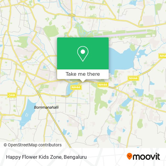 Happy Flower Kids Zone map