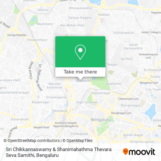 Sri Chikkannaswamy & Shanimahathma Thevara Seva Samithi map