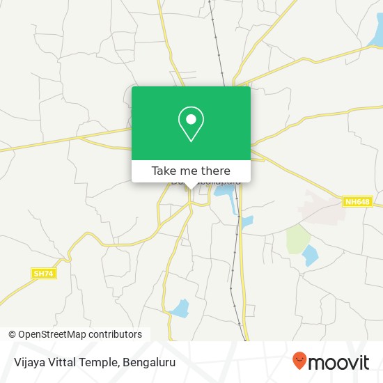 Vijaya Vittal Temple map