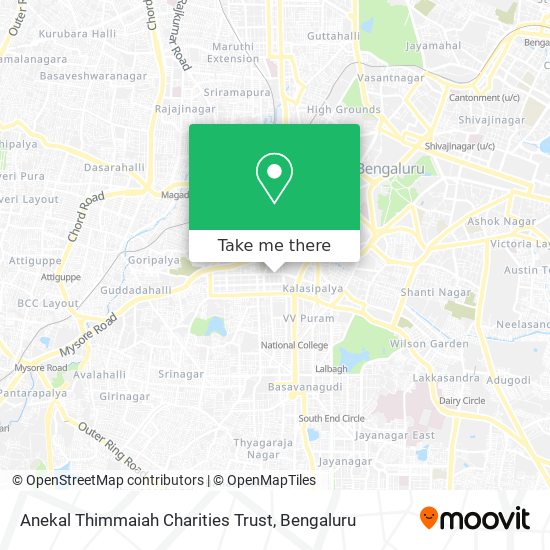 Anekal Thimmaiah Charities Trust map
