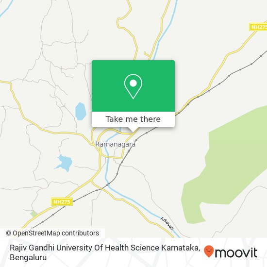 Rajiv Gandhi University Of Health Science Karnataka map