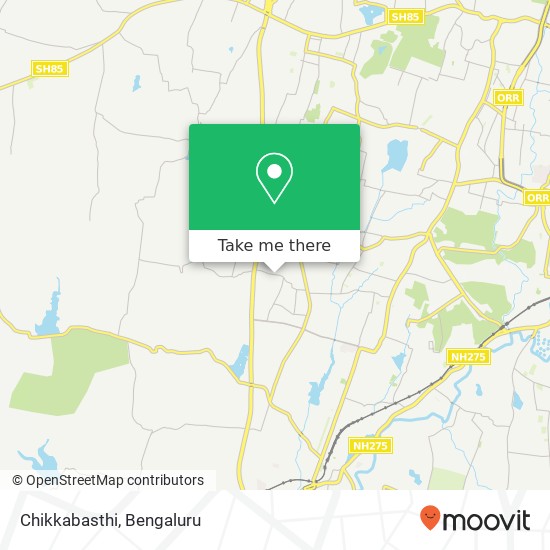 Chikkabasthi map