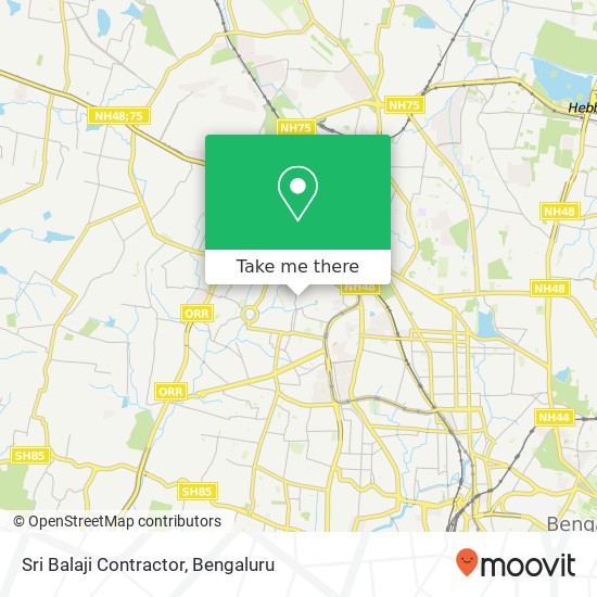 Sri Balaji Contractor map