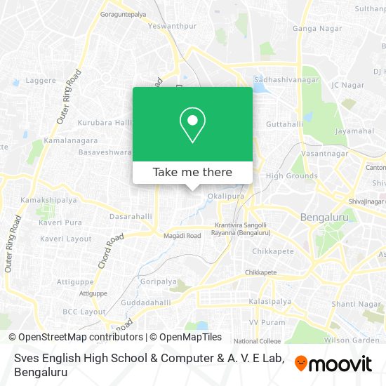 Sves English High School & Computer & A. V. E Lab map