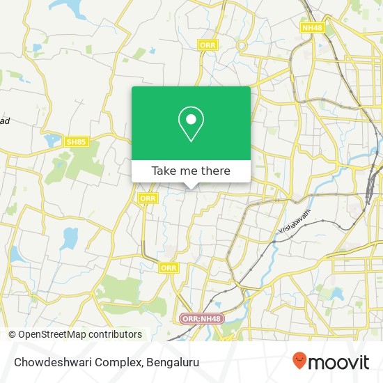 Chowdeshwari Complex map