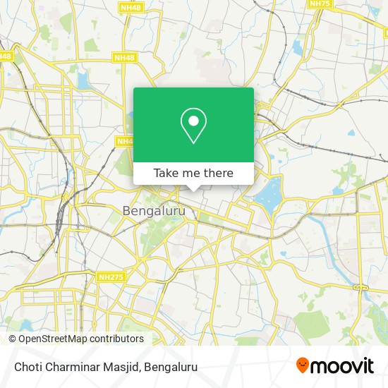 Choti Charminar Masjid map