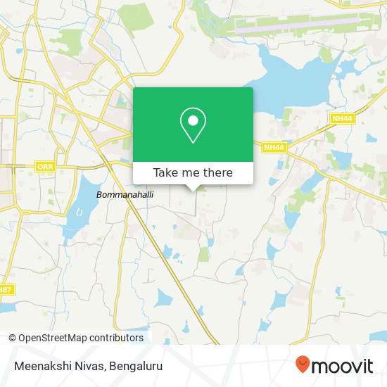 Meenakshi Nivas map