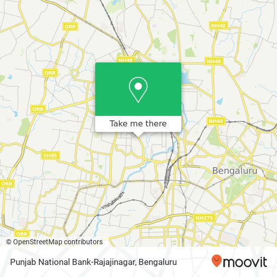 Punjab National Bank-Rajajinagar map