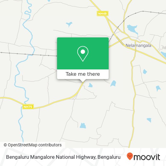 Bengaluru Mangalore National Highway map