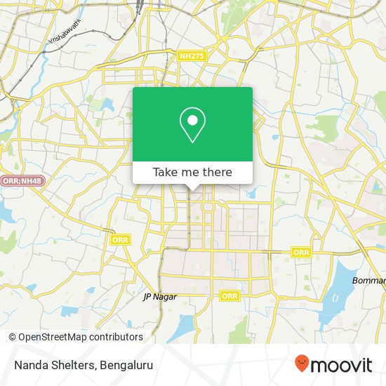 Nanda Shelters map