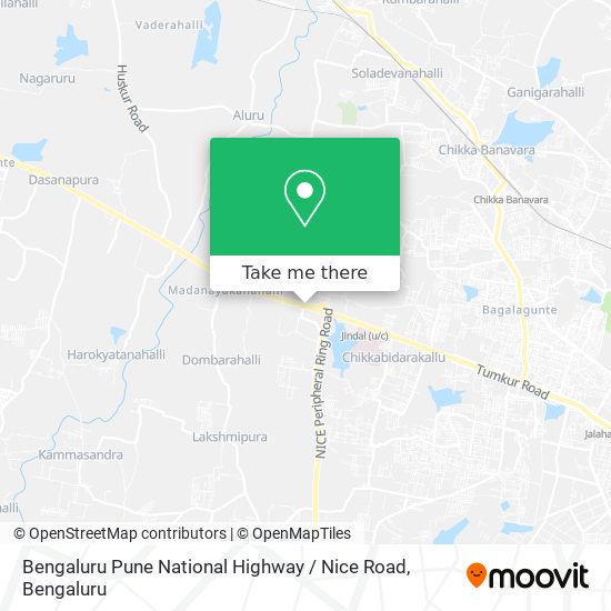 Bengaluru Pune National Highway / Nice Road map