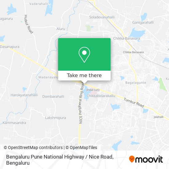 Bengaluru Pune National Highway / Nice Road map