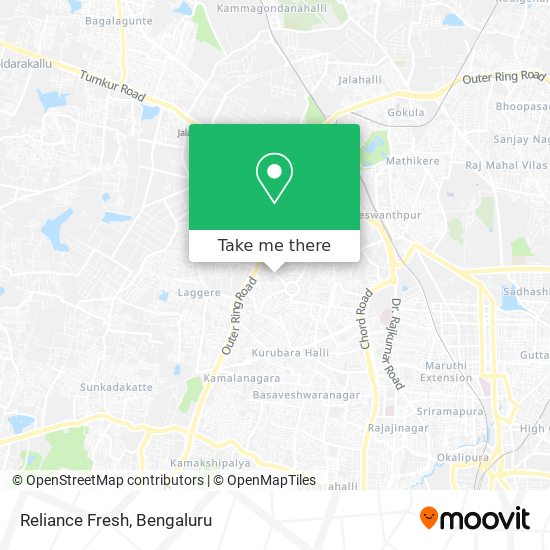 Reliance Fresh map