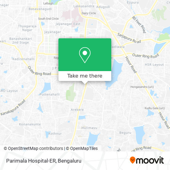 Parimala Hospital-ER map