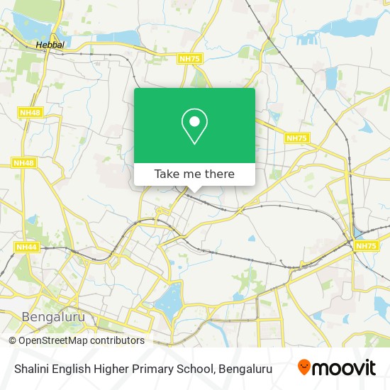 Shalini English Higher Primary School map