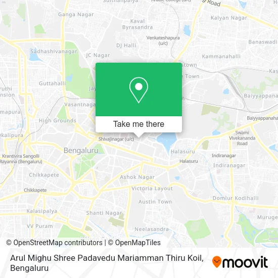 Arul Mighu Shree Padavedu Mariamman Thiru Koil map