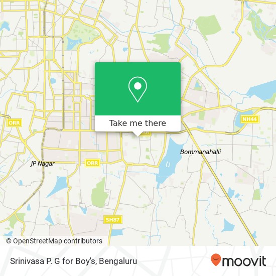 Srinivasa P. G for Boy's map