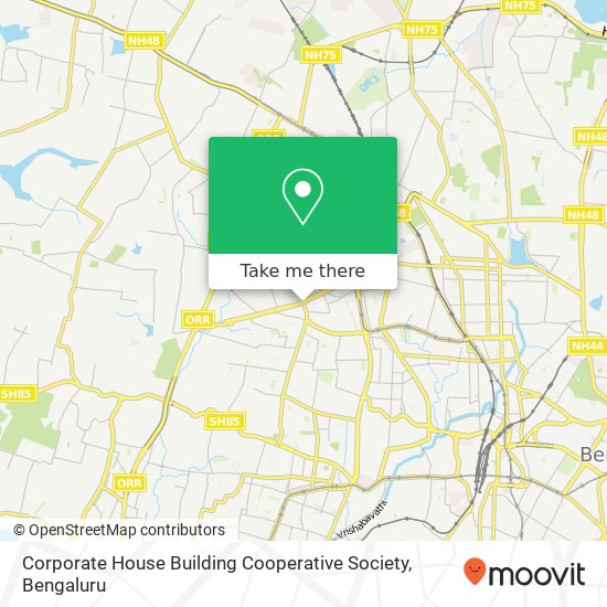 Corporate House Building Cooperative Society map