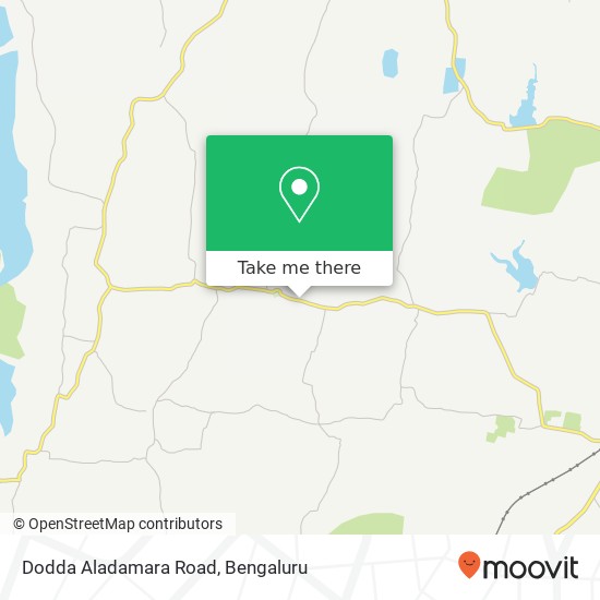 Dodda Aladamara Road map