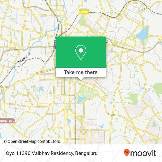 Oyo 11390 Vaibhav Residency map