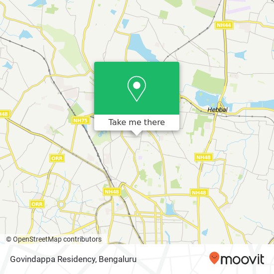 Govindappa Residency map