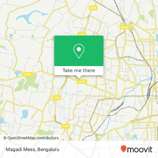 Magadi Mess map