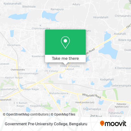 Government Pre-University College map