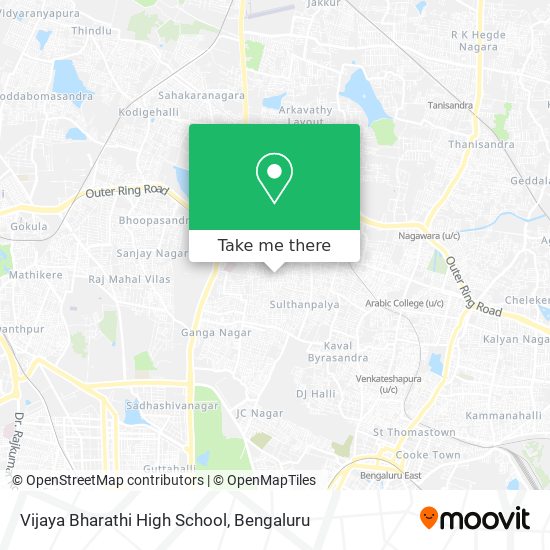 Vijaya Bharathi High School map