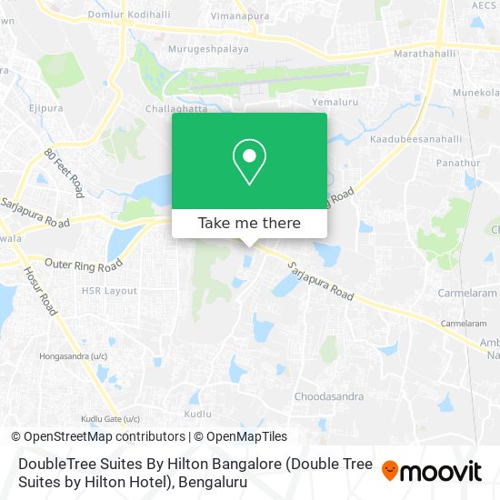 DoubleTree Suites By Hilton Bangalore (Double Tree Suites by Hilton Hotel) map