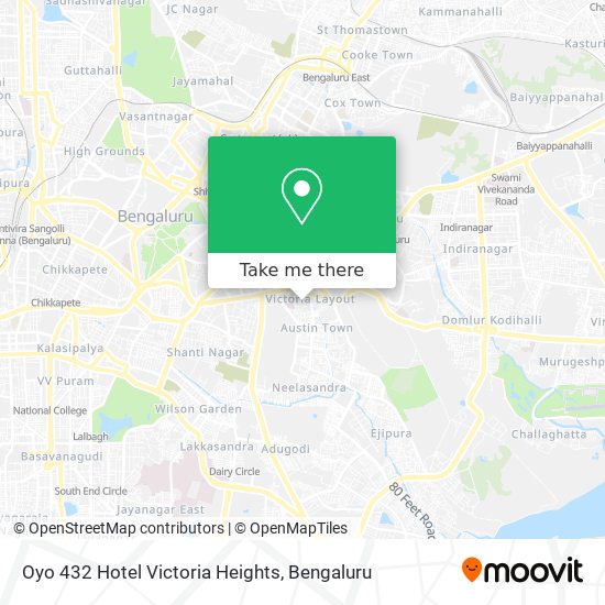 Oyo 432 Hotel Victoria Heights map