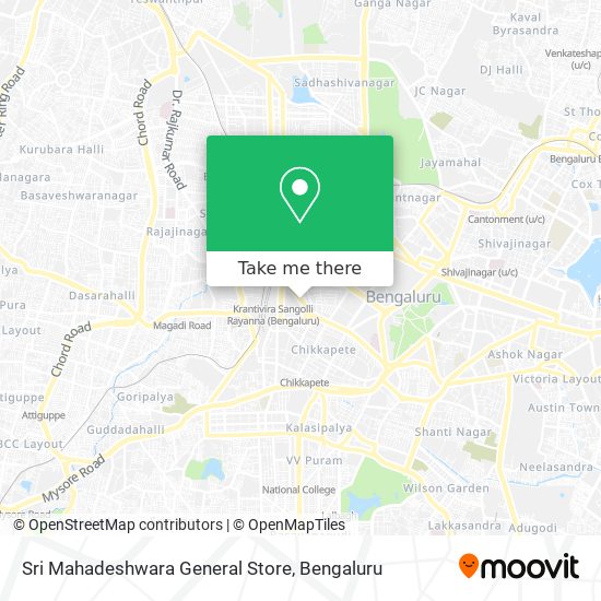 Sri Mahadeshwara General Store map