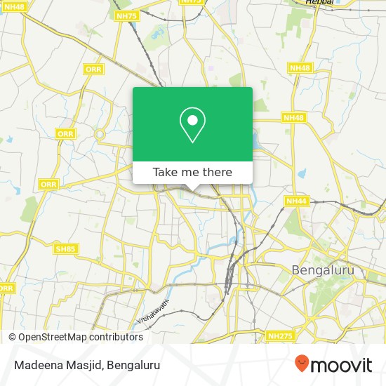 Madeena Masjid map