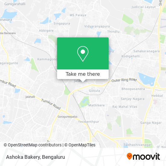 Ashoka Bakery map