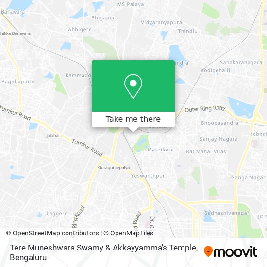 Tere Muneshwara Swamy & Akkayyamma's Temple map