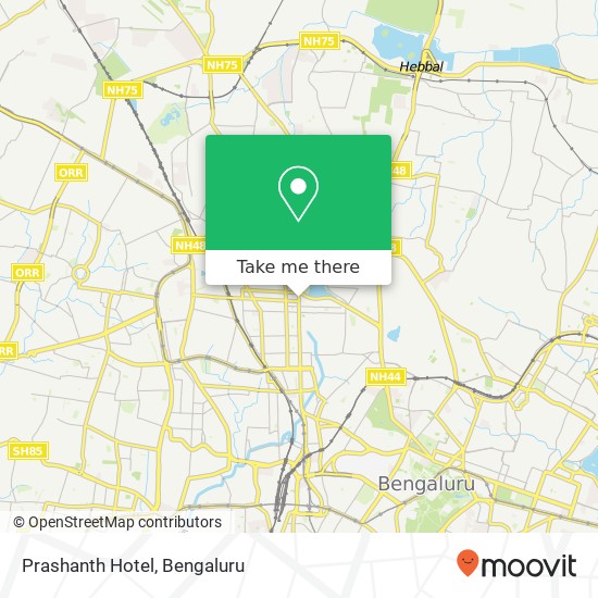 Prashanth Hotel map