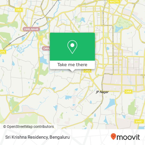 Sri Krishna Residency map