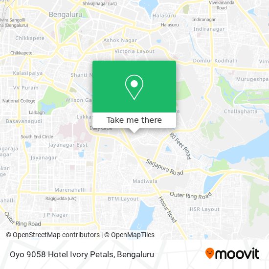 Oyo 9058 Hotel Ivory Petals map
