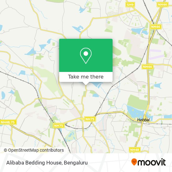 Alibaba Bedding House map