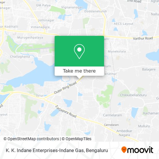 K. K. Indane Enterprises-Indane Gas map