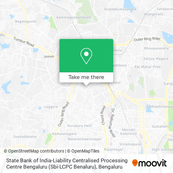 State Bank of India-Liability Centralised Processing Centre Bengaluru (Sbi-LCPC Benaluru) map