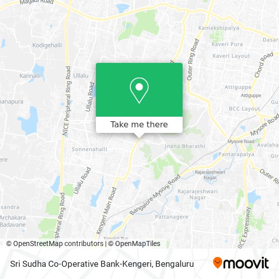 Sri Sudha Co-Operative Bank-Kengeri map