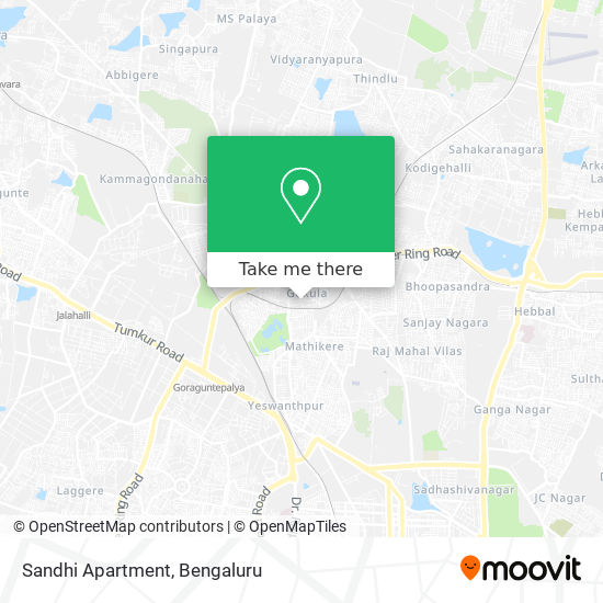 Sandhi Apartment map