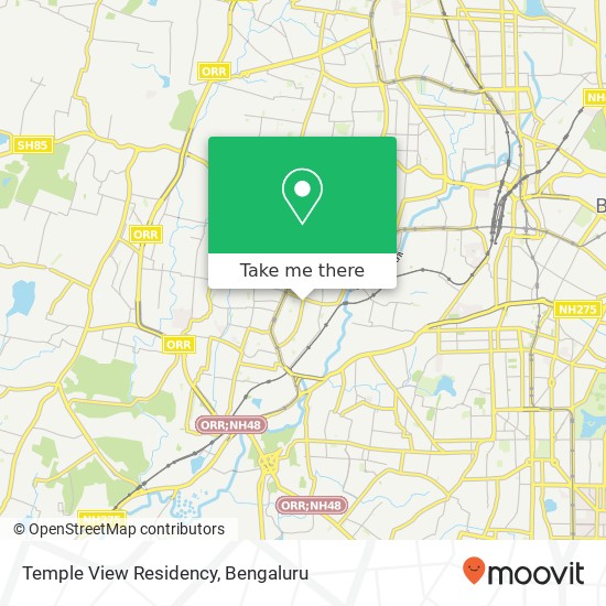 Temple View Residency map