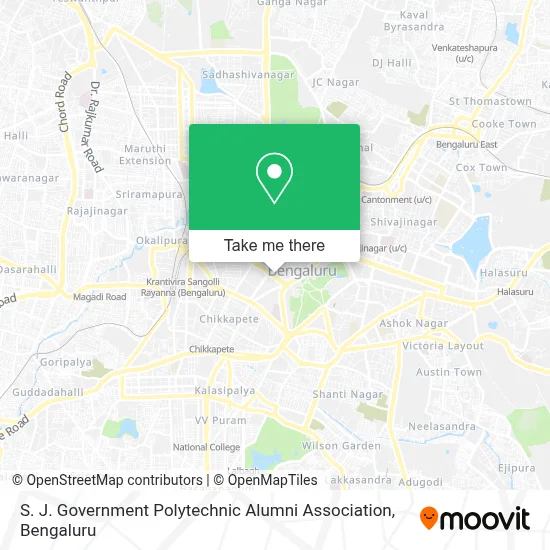 S. J. Government Polytechnic Alumni Association map